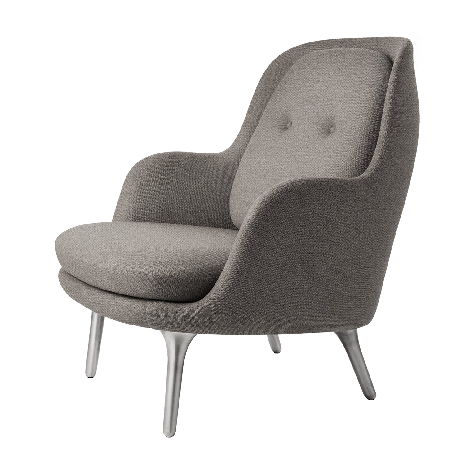 Fri Chair - Brushed Aluminium - Image 3