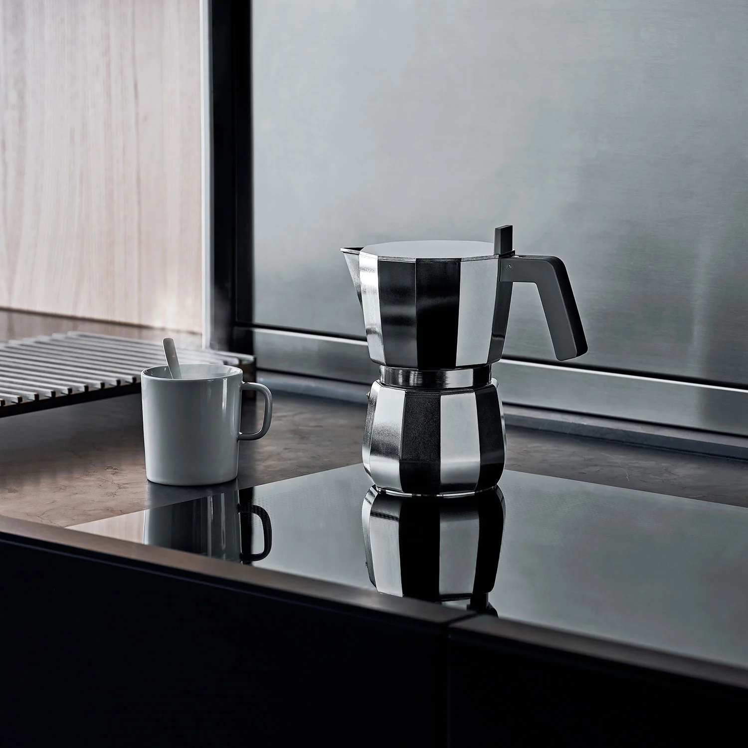 Moka Espresso Coffee Maker, 9 Cups - Image 3