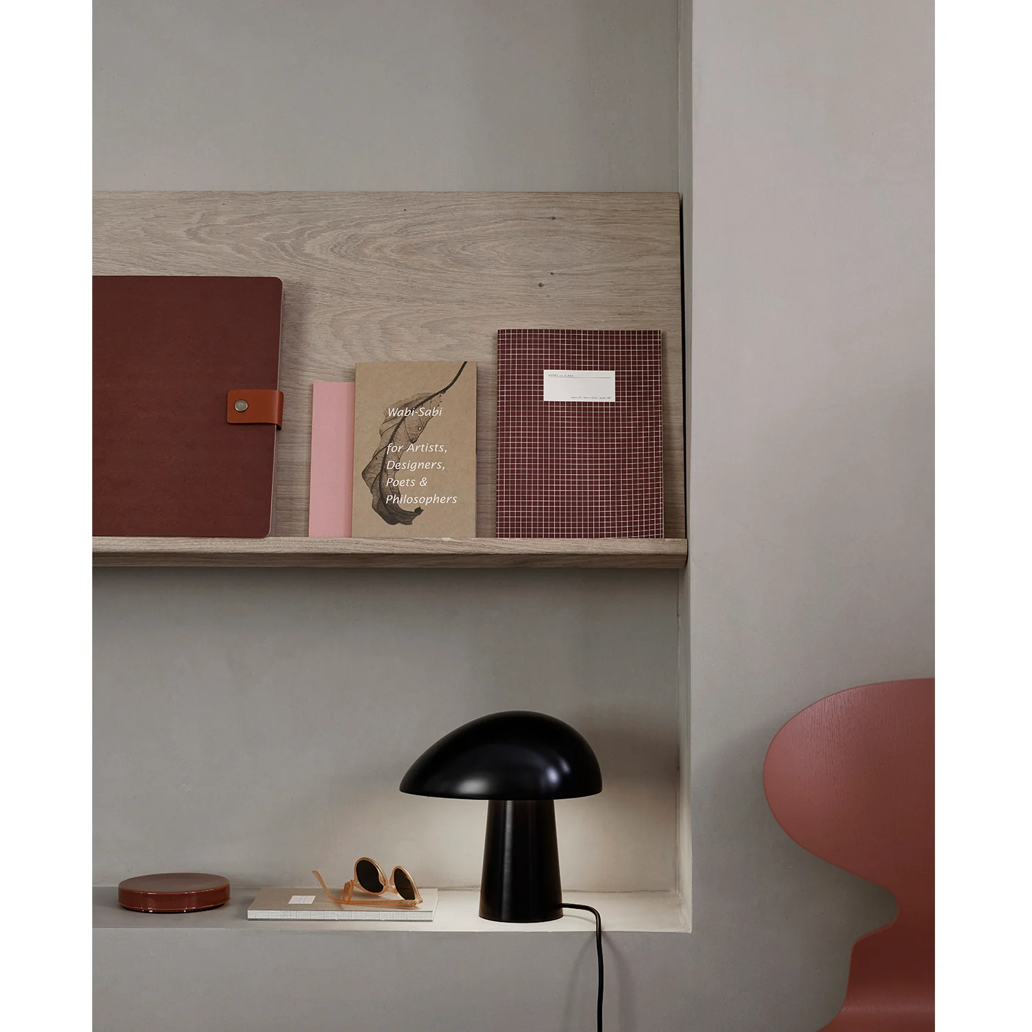 Night Owl Table Lamp, Monochrome - Image 3