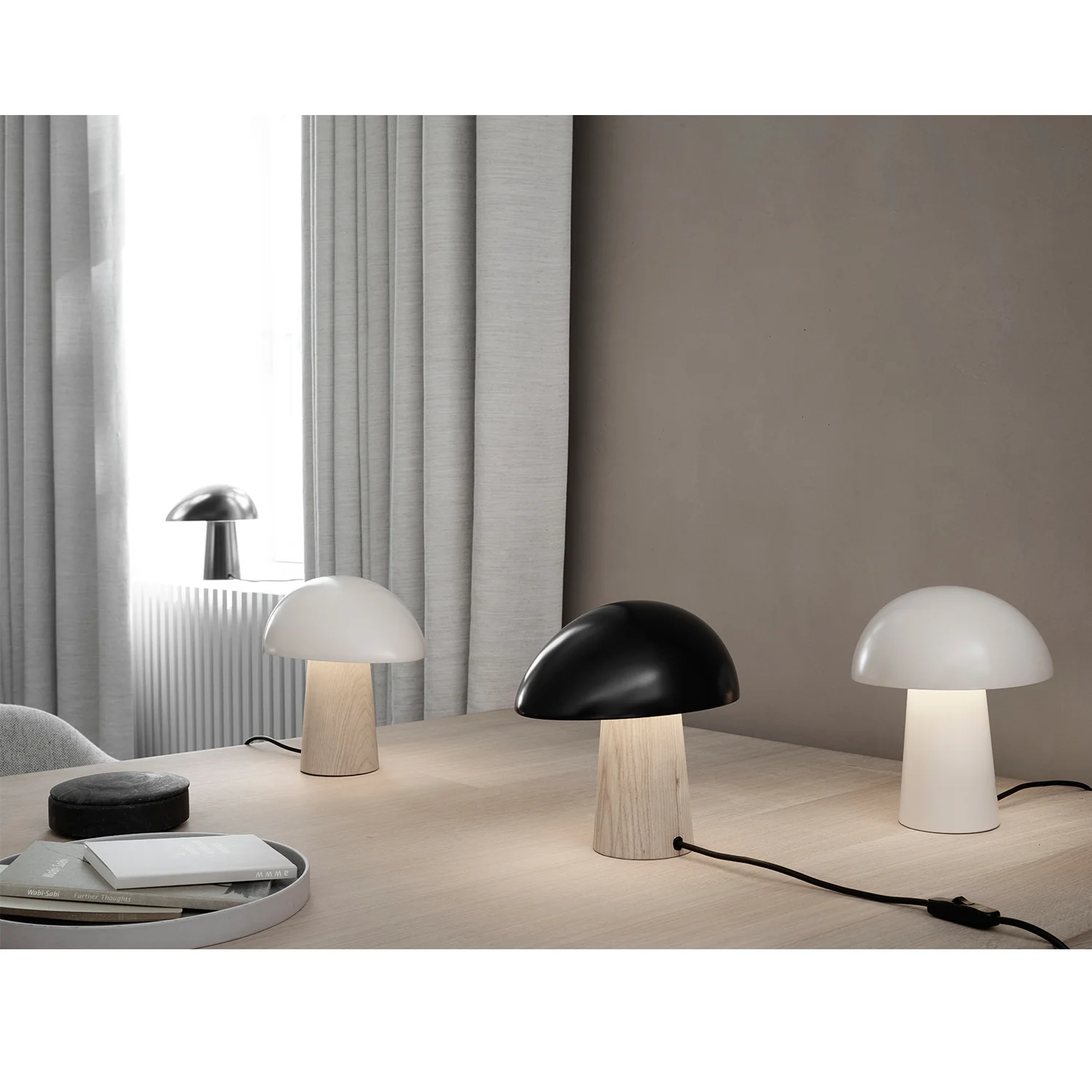 Night Owl Table Lamp, Monochrome - Image 4