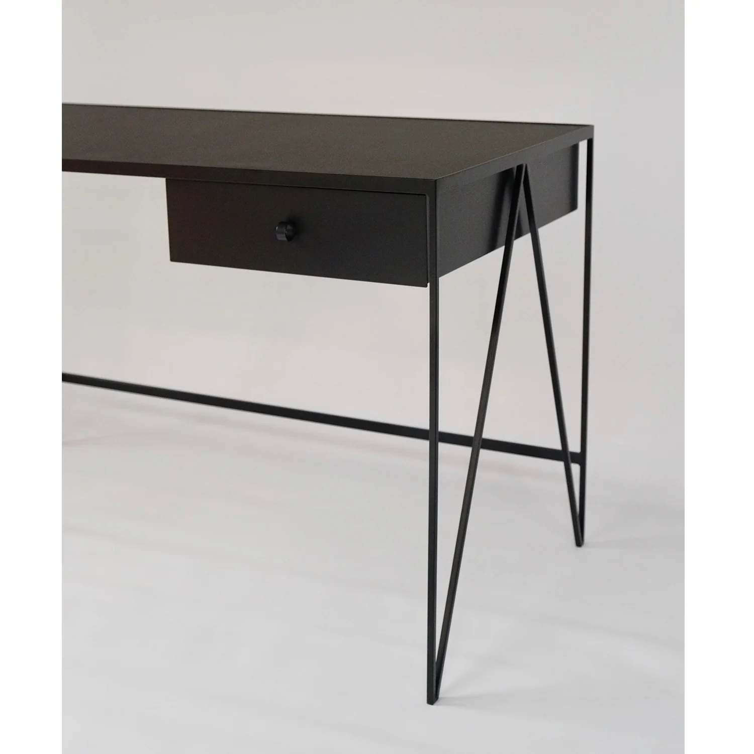 Study Desk, Black - Image 4